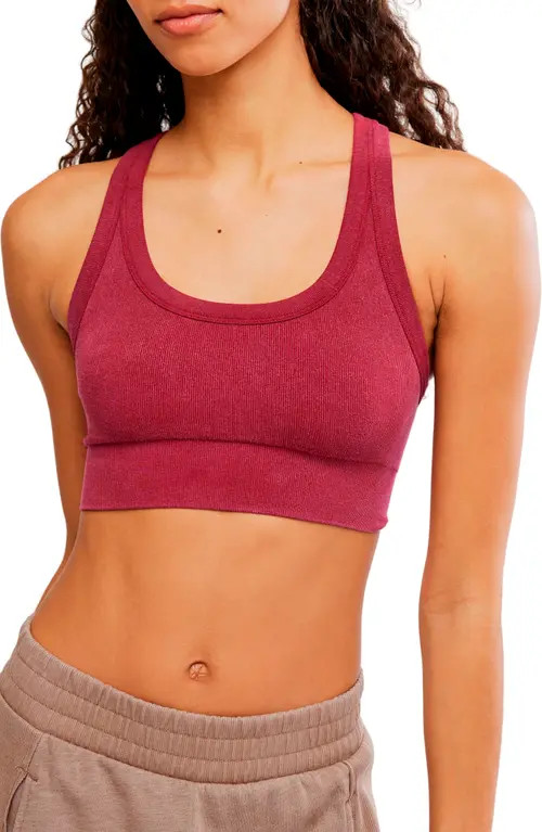 Free People FP Movement Go To Sports Bra in Washed Brick at Nordstrom, Size Medium/large | Nordstrom