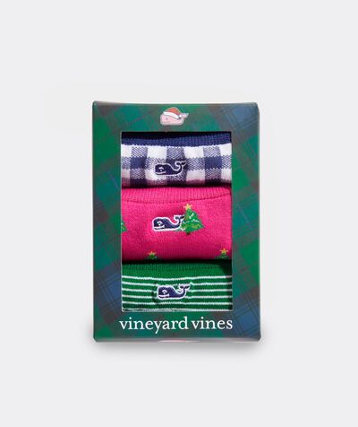 Christmas Tree Holiday 3-pack Sock Set | vineyard vines