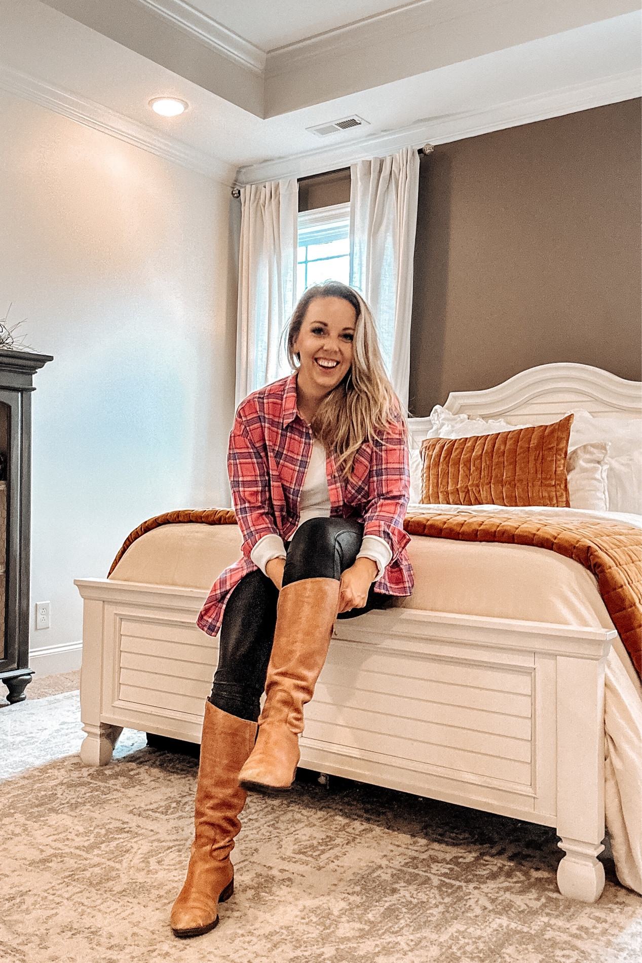 On Mondays we wear PINK, and since it’s Day 2 of our Tall Boot styling week, I’m styling my go-to Spanx with my fave Sam Edelman riding boots

#LTKstyletip #LTKshoecrush #LTKmidsize