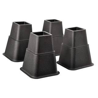 Home-it Adjustable Bed Risers or Furniture Riser-250 - The Home Depot | The Home Depot