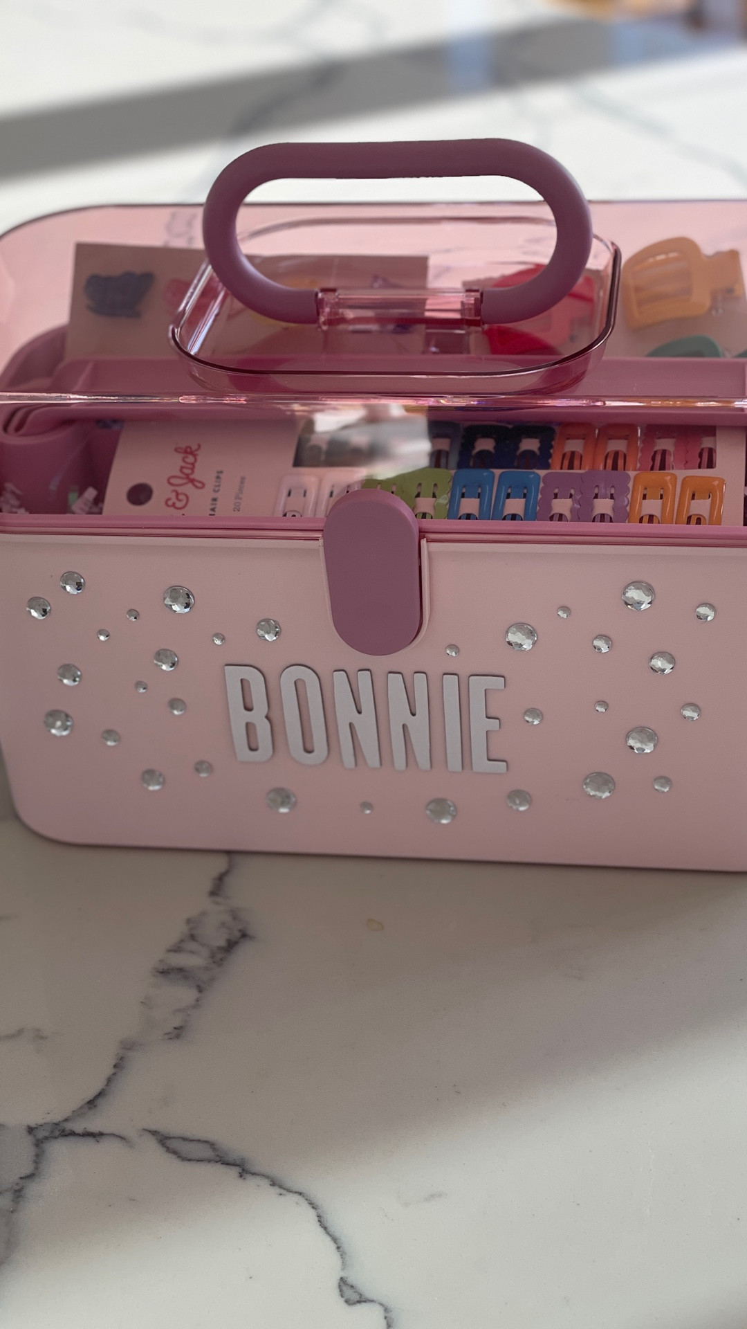 Create your own customized hair accessory tool box.

A special gift for your little valentine or for birthdays or special occasions. 



#LTKKids #LTKmomlife