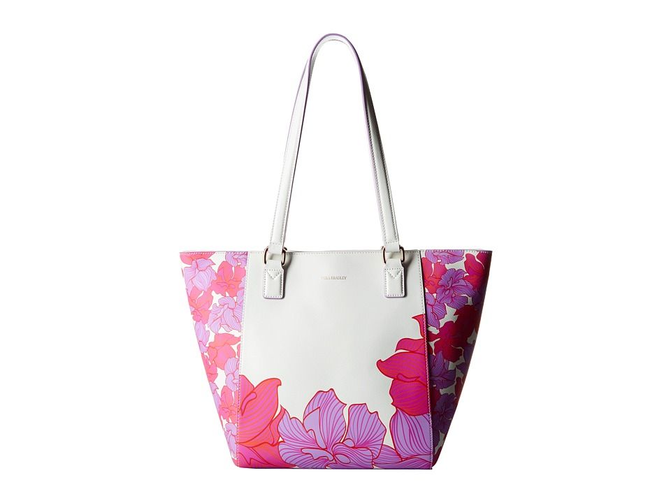 Vera Bradley - Small Ella Tote (Paradise Floral Lilac) Tote Handbags | Zappos