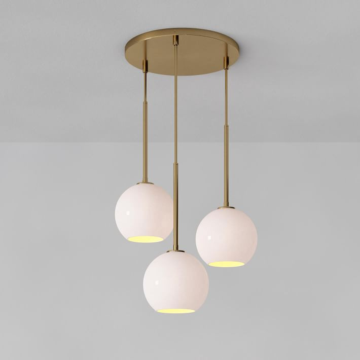 Sculptural 3-Light Chandelier - Build Your Own | West Elm (US)
