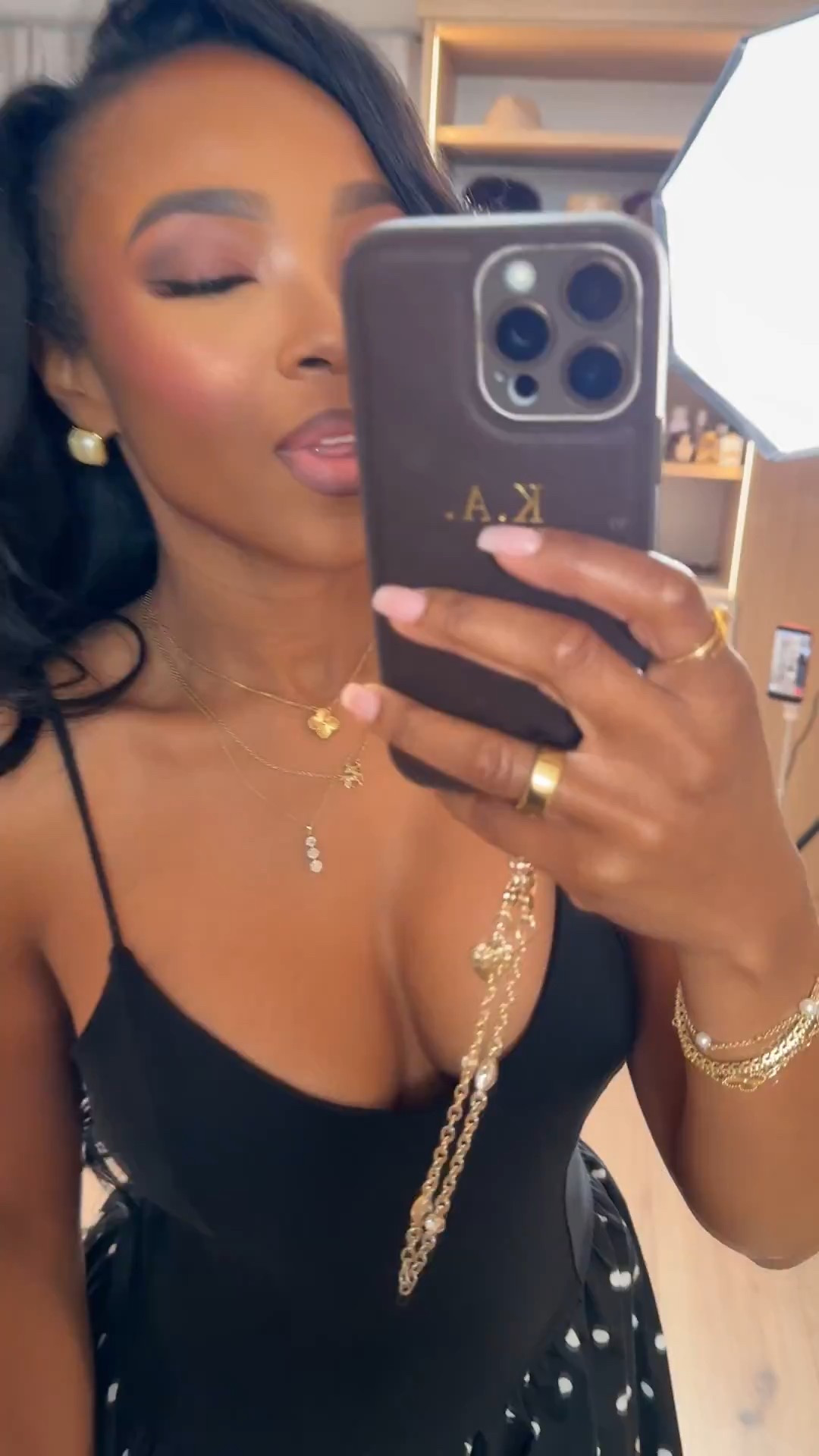 A classic black-and-white moment that always delivers. This @Express Express look is effortlessly flattering with a fitted bodysuit paired with a flowy polka dot midi skirt — timeless, feminine, and easy to dress up or down.

Both pieces are wardrobe staples you’ll reach for on repeat. Styled multiple ways, the cost per wear drops quickly, making this a smart long-term shopping strategy for building polished everyday outfits without overthinking it.

Perfect for date night, brunch, dinner plans, vacation evenings, work-to-weekend styling, or any time you want an elevated but wearable look.

📏 Sizing & fit details:  
Bodysuit: Size Small  
Skirt: Size Small  

Measurements: 5'4", 138 lbs, 34D bust, 27" waist, 40" hips

This outfit fits seamlessly into elevated basics, Express outfit ideas, classic black outfits, polka dot skirts, chic everyday style, feminine silhouettes, capsule wardrobe essentials, and versatile transitional looks that never go out of style.

Tap to get details.

Follow me on Instagram and YouTube @kirasfashionfinds 

#LTKPetite #LTKootd