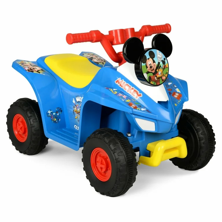 Disney Mickey and Friends 6V ATV Powered Ride-On Toy | Walmart (US)