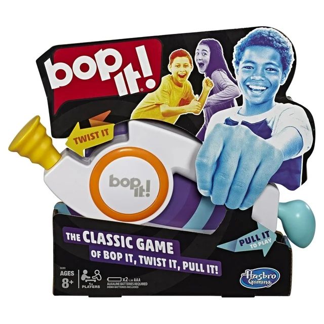 Hasbro Gaming Bop It! Electronic Game for Kids Ages 8 & Up, Brown/a | Walmart (US)