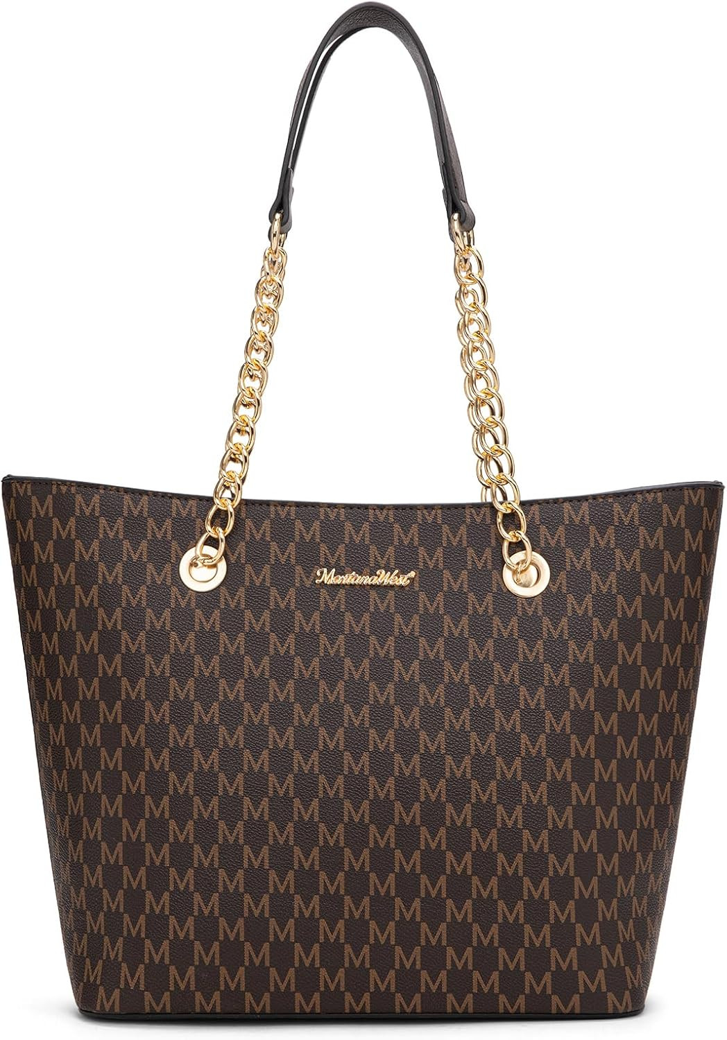 Montana West Tote Bag for Women Chain Top-handle Handbags | Amazon (US)