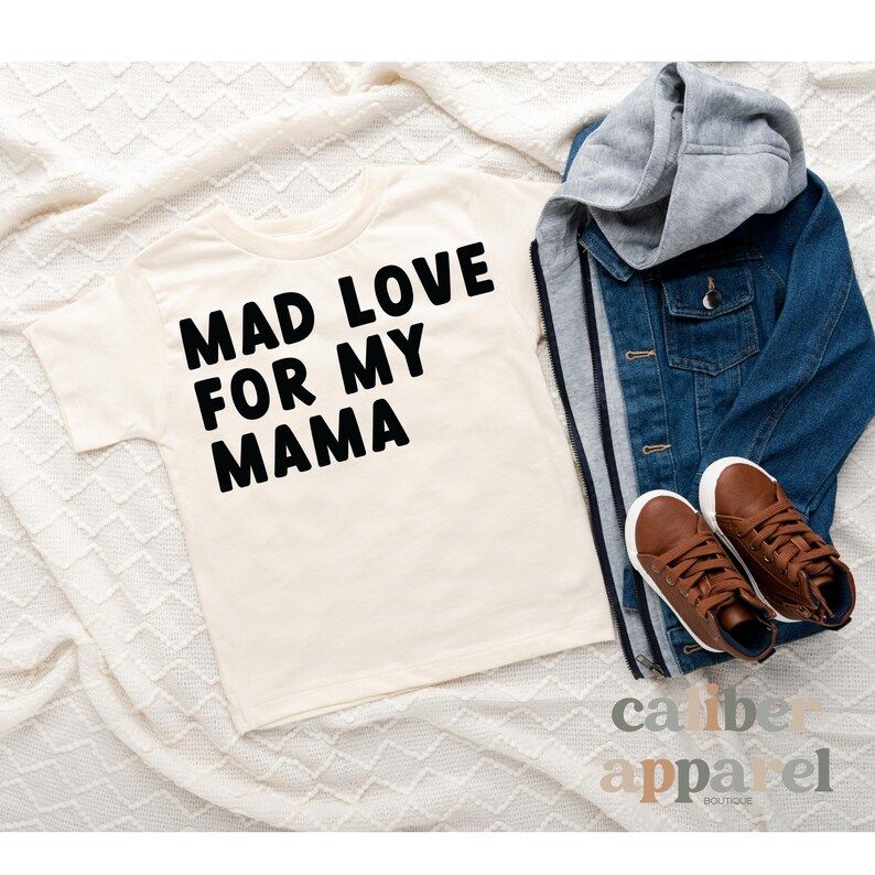 Mad Love for My Mama, Current Mamas Boy Onesie®, Funny Toddler Shirt, Cute Boy Toddler Shirt, Ki... | Etsy (US)