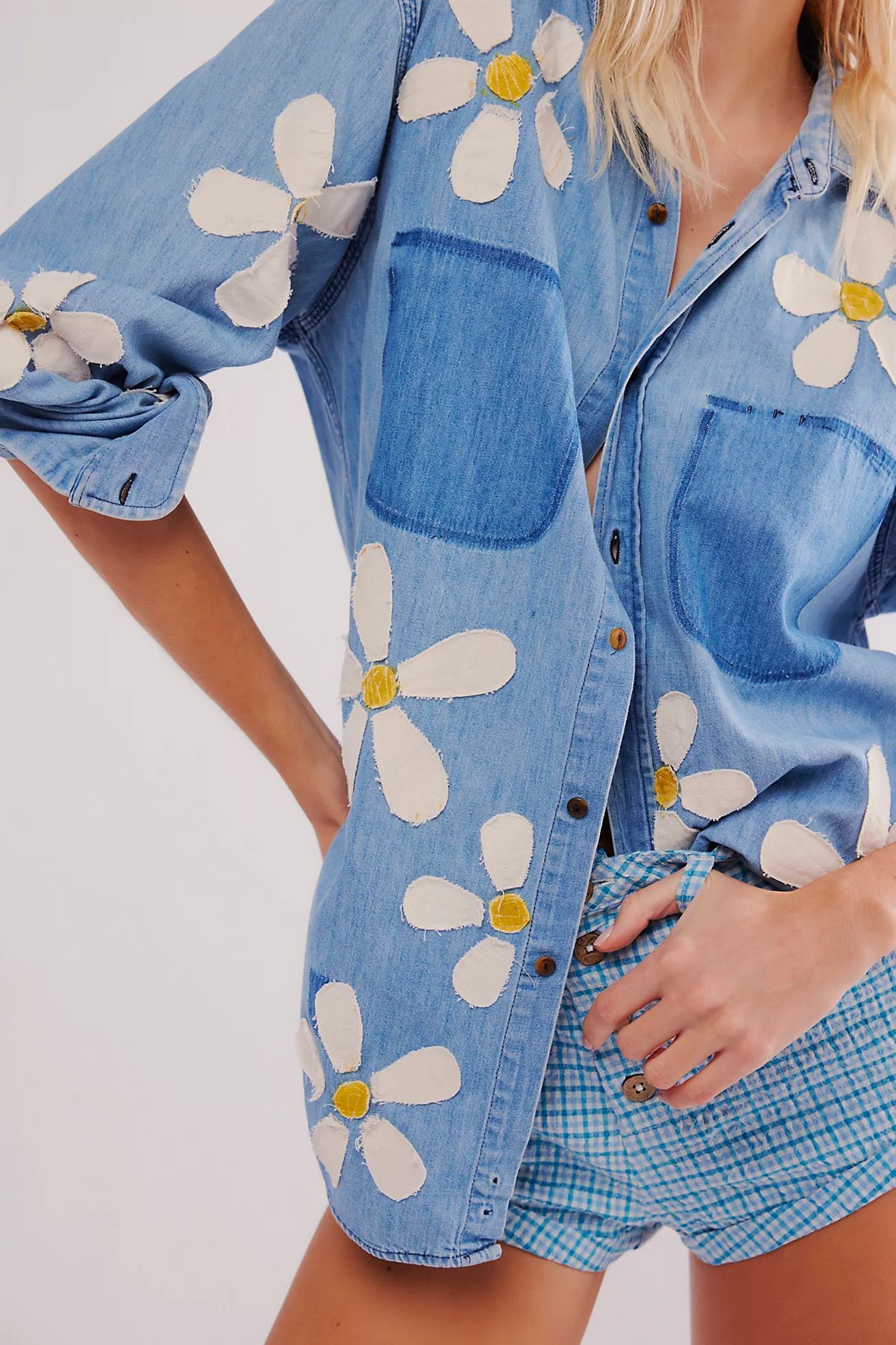 Daisy Denim Shirt | Free People (Global - UK&FR Excluded)
