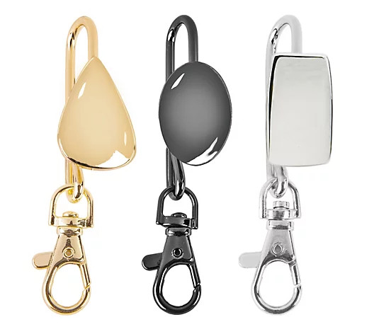 Finders Key Purse Set of 3 Key Finders w/ Gift Boxes | QVC