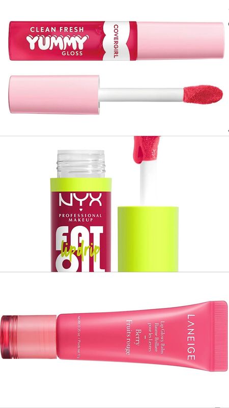 Lip gloss, lip balm. Drugstore favorites. Drugstore makeup.  Amazon makeup 

#LTKfindsunder50 #LTKbeauty