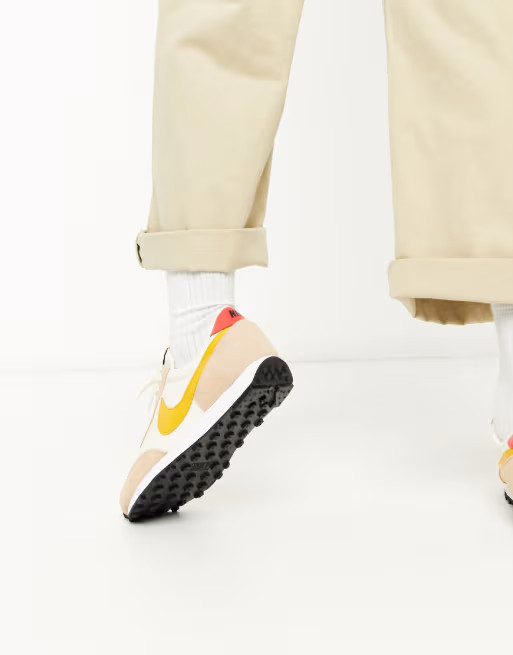 Nike Daybreak sneakers in beige and yellow | ASOS (Global)