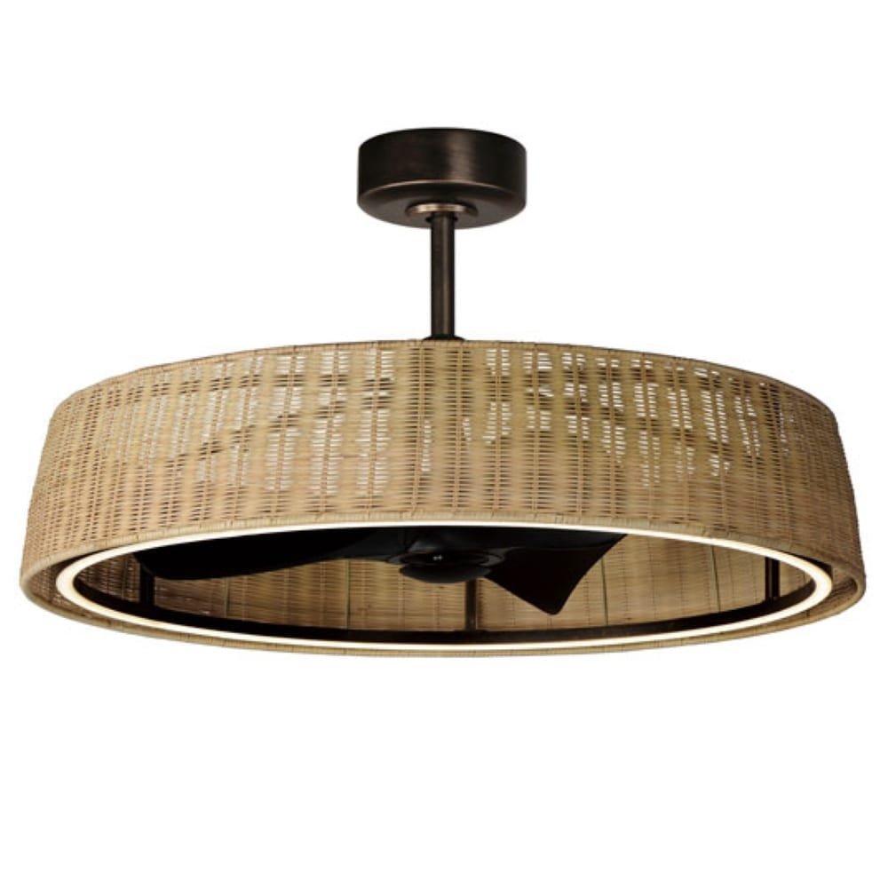 Maxim Lighting Tulum 35W 1 LED Fandelight 19.75 Inch Tall and 35.75 Inch Wide by Maxim - 61014 | 61014NADBZ | Lowe's