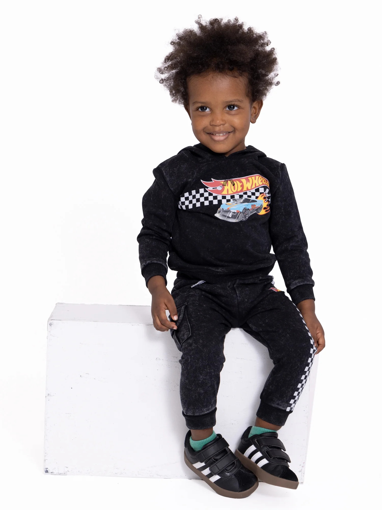 Hot Wheels Toddler Boy Hoodie and Joggers Set, Sizes 12M-5T - Walmart.com | Walmart (US)