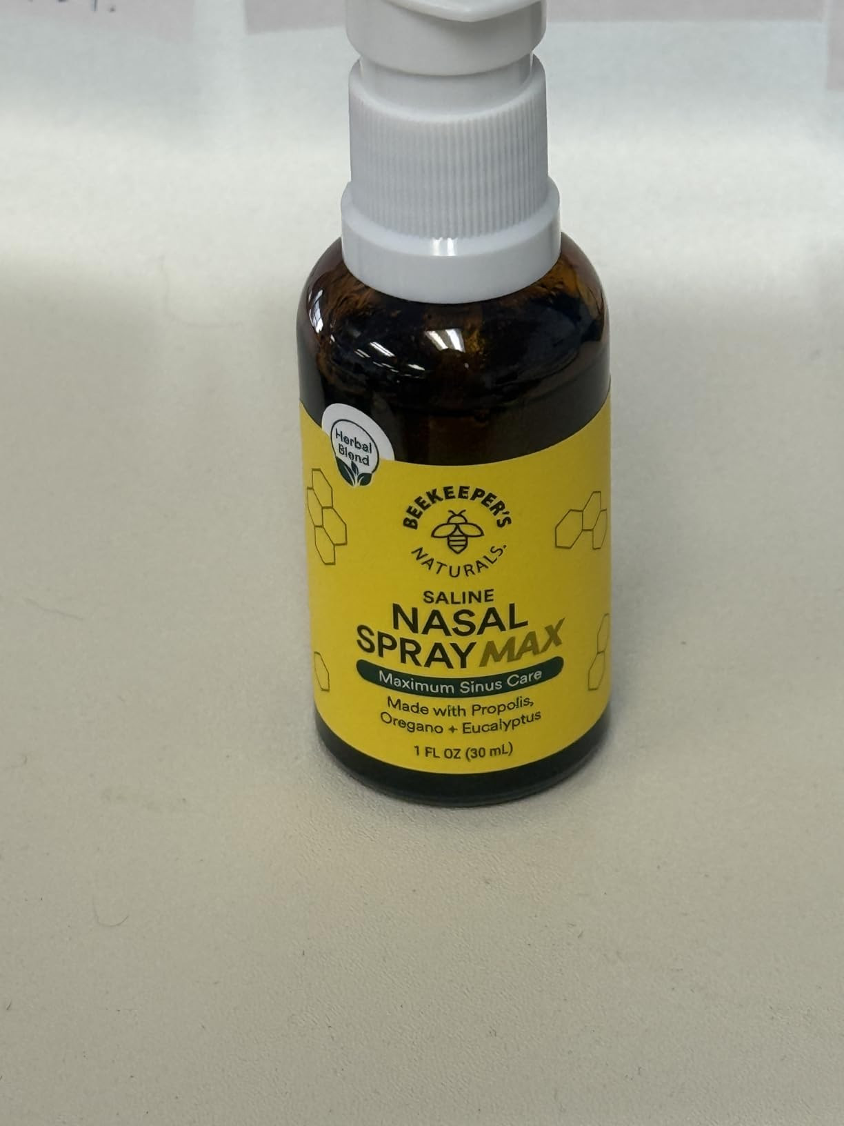 Beekeeper's Naturals Propolis Nasal Rinse Spray Max, Relief for Adults w/Eucalyptus, Oregano & Sa... | Amazon (US)
