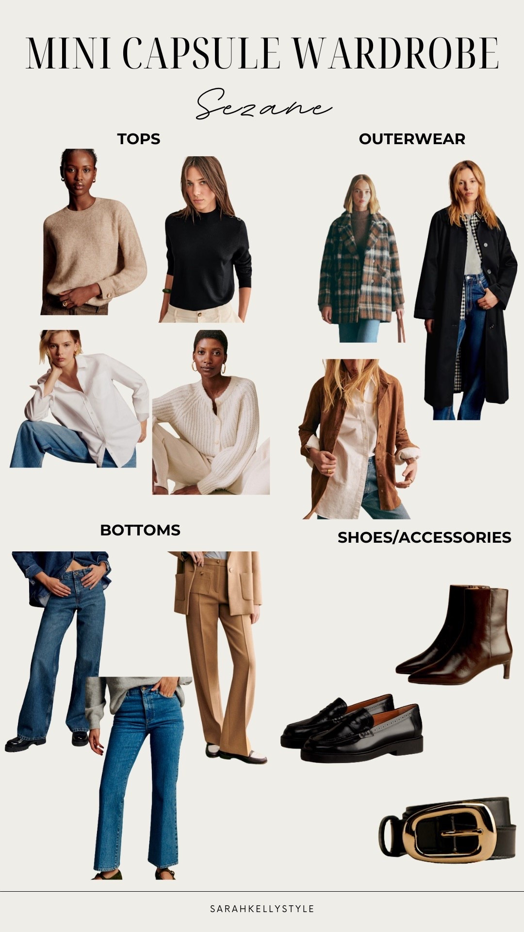 Created a Sezane mini capsule to show you how a few well-chosen pieces can create so many outfits. Everything here mixes together for that easy polished look.

#LTKOver40 #LTKootd #LTKSeasonal