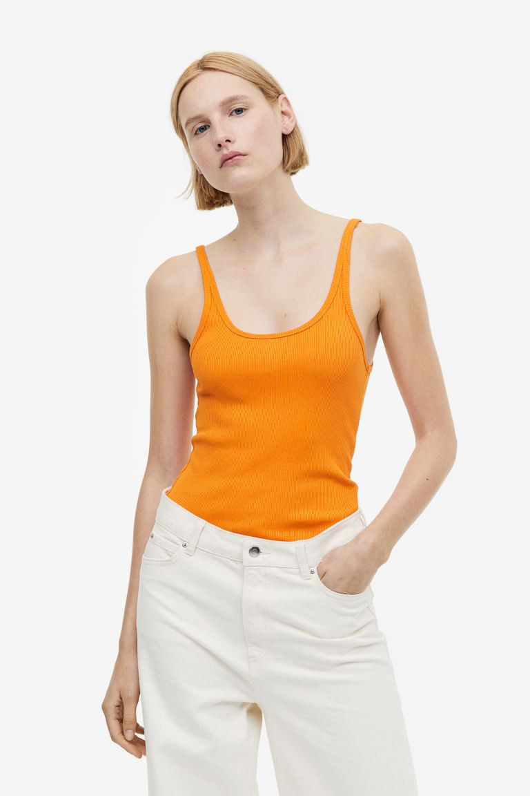Geripptes Tanktop | H&M (DE, AT, CH, NL, FI)