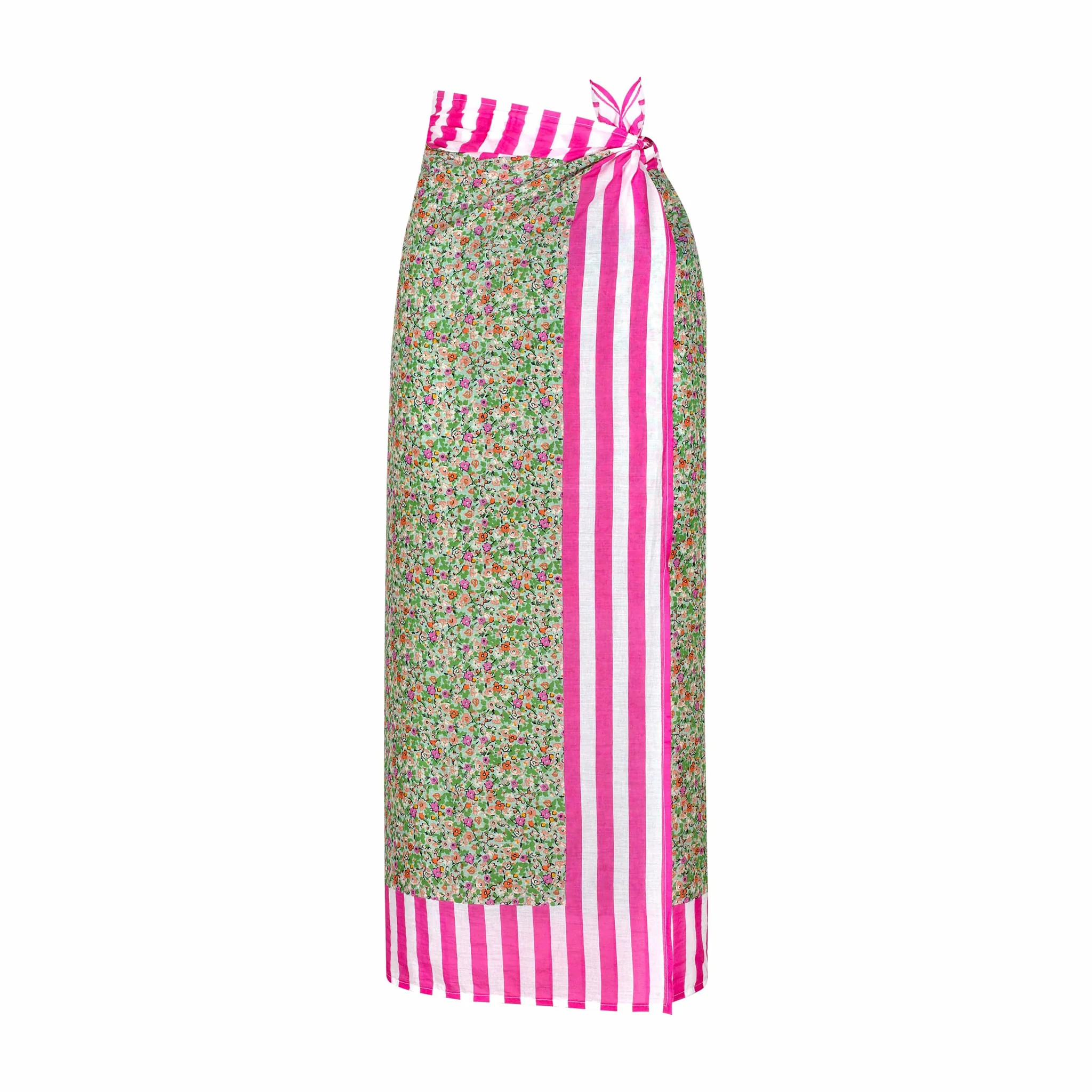 Key Lime Floral Sarong | Sunshine Tienda