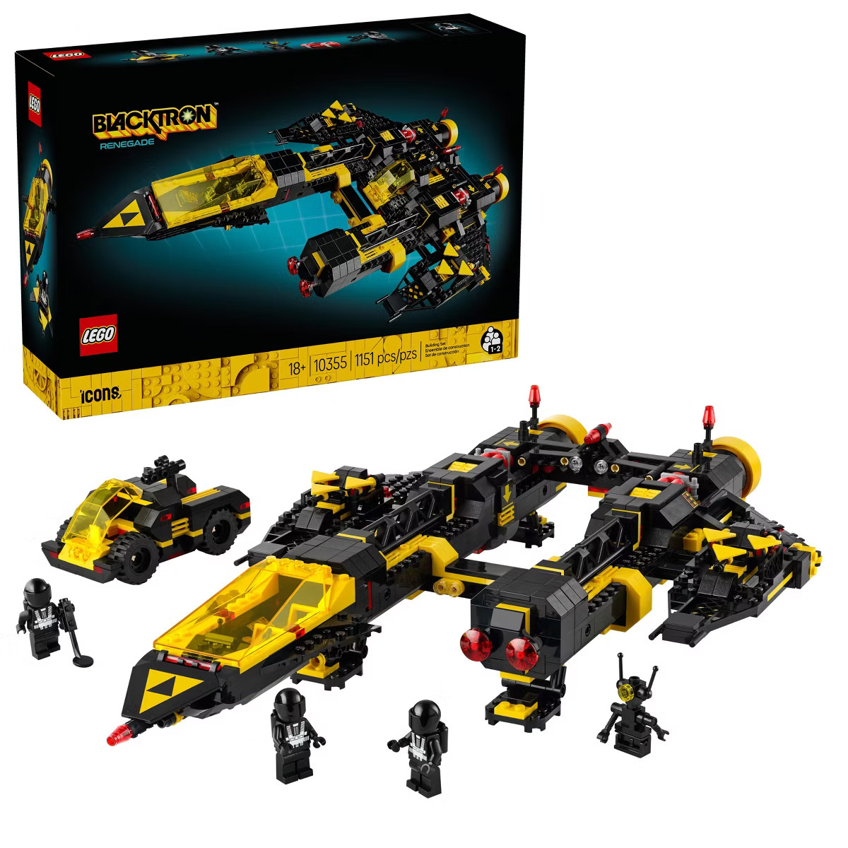 LEGO Icons Blacktron Renegade Building Kit 10355 | Target