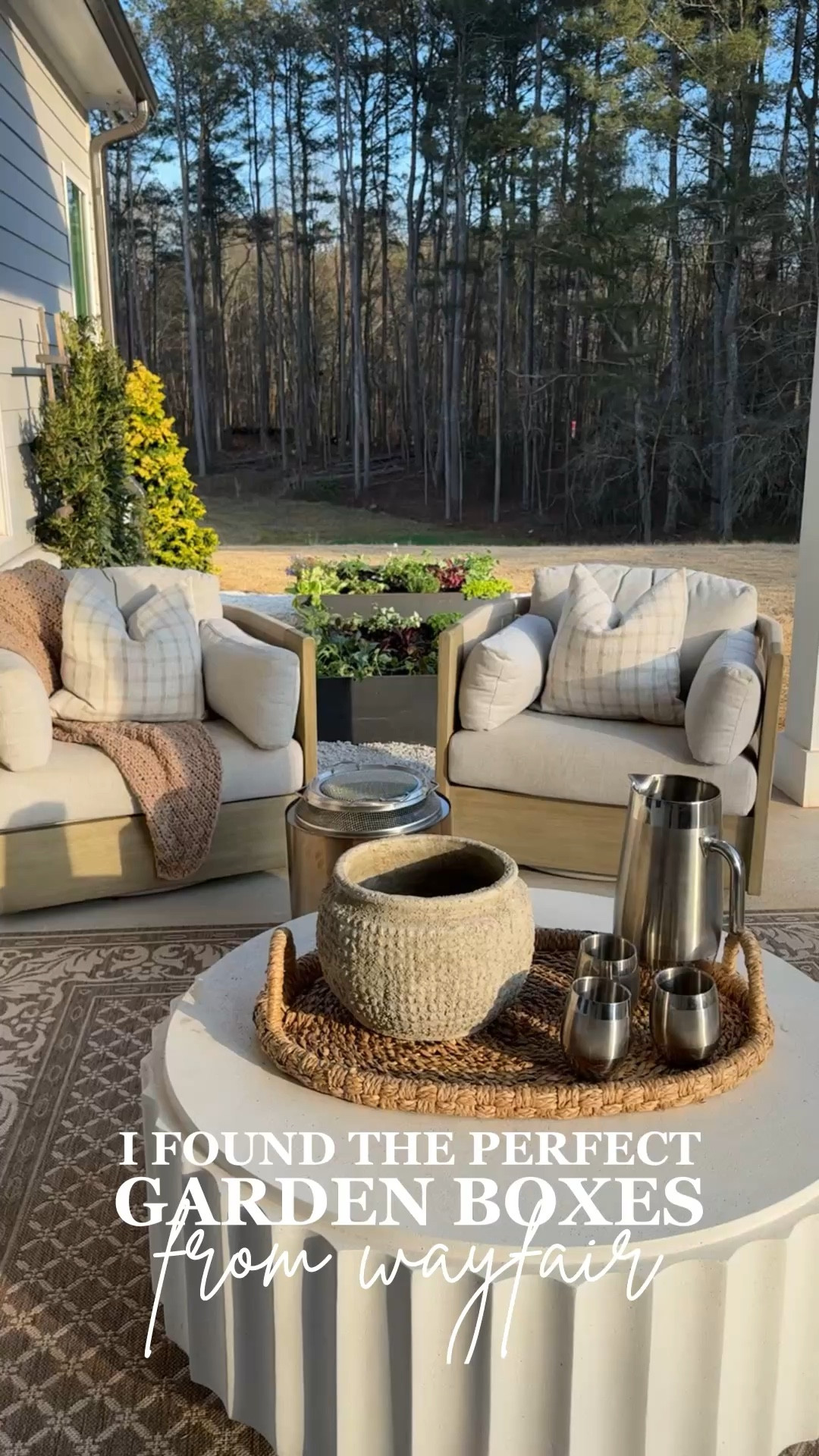 I found these gorgeous planter boxes from @Wayfair They turn a beautiful rich rust color over time! I’ve been wanting a little garden for so long, and Wayfair has everything from planters to patio upgrades! Now our back patio feels like the dreamiest garden escape! #ad #wayfair #wayfairpartner #wishyouwerehere #outdoorr

#LTKSaleAlert #LTKSeasonal #LTKHome