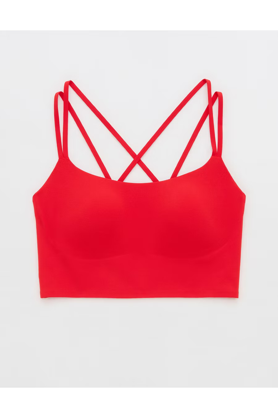 OFFLINE By Aerie Real Me XTRA Hold Up! Strappy Sports Bra Women's Bright Red S DD | Aerie