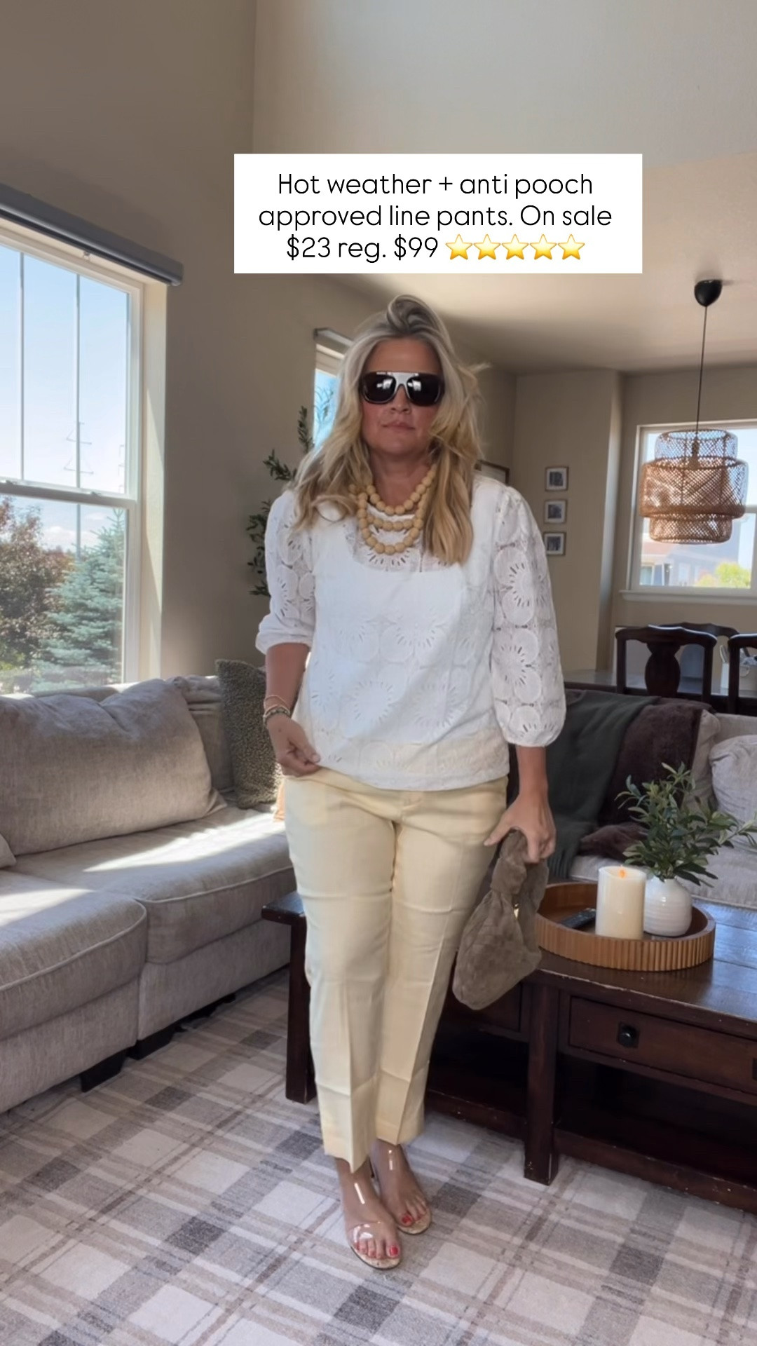 ✨Tap the bell, save and ❤️ for over 40 fashion, midlife style, midsize fashion and luxury looks for less. 

Hot and anti pooch approved. Polished linen pants on Major sale. Wearing large tts (size up if in between sizes.)

👑 Helping you look good, feel good.-Lindsey Denver   

Check back daily for belly-friendly style, confidence, and Outfit Physics™.

#LTKOver40 #LTKPlusSize #LTKMidsize

Comment SHOP below to receive a DM with the link to this post on my LTK ⬇ https://liketk.it/6gsiF