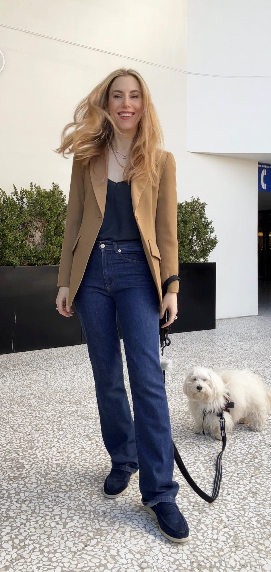 I’ve been into a monochromatic base layer. Today, it’s jeans with a cami. The navy blues i’m wearing do vary a little, and I prefer that over a perfect match. It’s more engaging. 

#LTKfindsunder50 #LTKworkwear #LTKstyletip