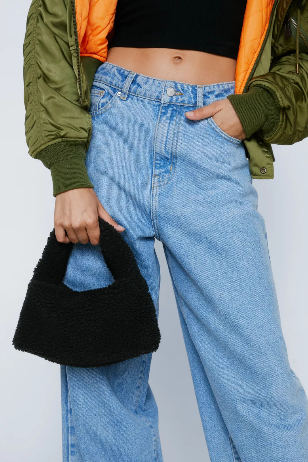 Faux Teddy Slouchy Grab Bag | Nasty Gal UK (+IE)