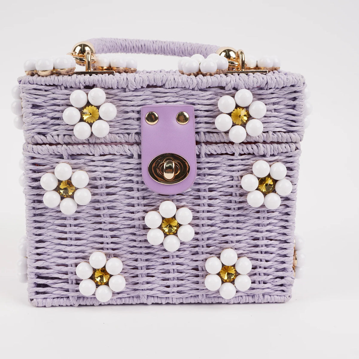 BuddyLove x Jenna Lee | Daisy Bag | Purple + White | BuddyLove