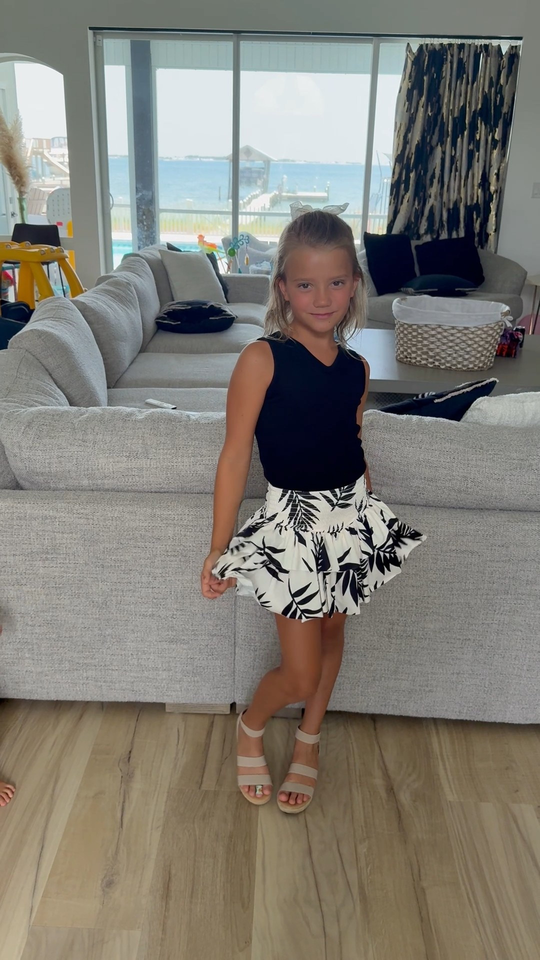 Dressing a tween can be tricky. They really still want to be comfy but style is really started to matter to them. This short is so cute but an athletic feel material and I love these fitted neutral stretchy tanks to pair with almost anything 

#LTKFamily #LTKKids #LTKSeasonal