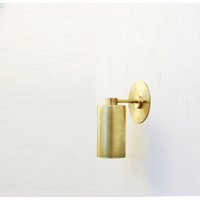 Brass Wall Sconce Light, Modern Brass Mid Century Wall Sconce Minimal Light, Ul Listed. No.0035 | Etsy (US)