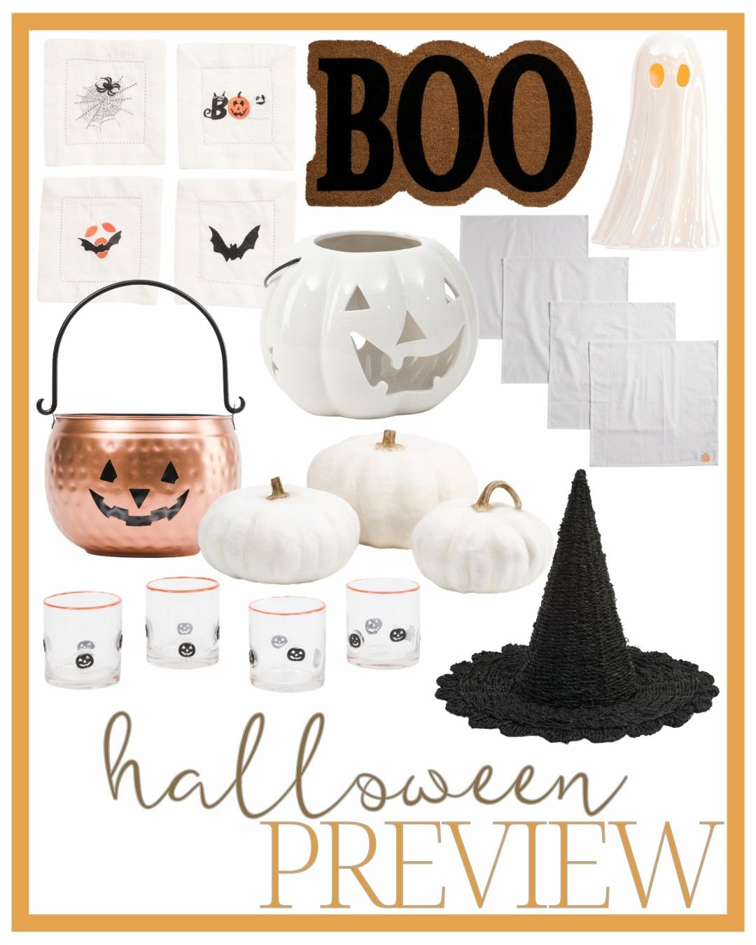 halloween preview, pumpkins, fall, seasonal, necklaces, gift guides, refresh, decorating, home decor, coastal, preppy, traditional, grandmillenial, ornaments, bows, needlepoint, monogram, personalized, candles, placemats, napkin rings, games, cards, stationary, initials, custom, kids, girls,  boys, fall, winter, classic style, preppy style, ruffles, scallops, bonnets, scalloped, woven, rattan 

 #LTKSeasonal #LTKHome