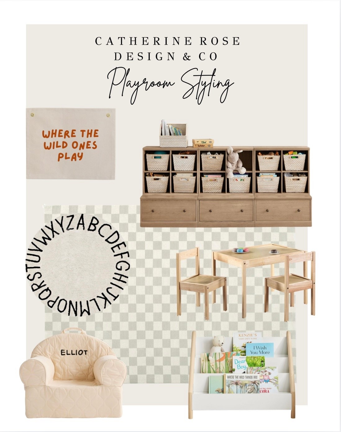 🧸✨ Playroom goals unlocked! ✨🧺
Where the wild ones play… but make it chic. Neutral tones, cozy textures, and the perfect mix of fun + function. This setup is giving “Pinterest-worthy chaos control” 😍

🪑 Tiny table for big imaginations
📚 Books on display = reading magic
🧺 Baskets for all the stuff (you know the stuff)
☁️ Personalized chair for the tiniest VIP

Proof that playrooms can be cute and practical at the same time 👏

#LTKStyleTip #LTKSeasonal #LTKHome