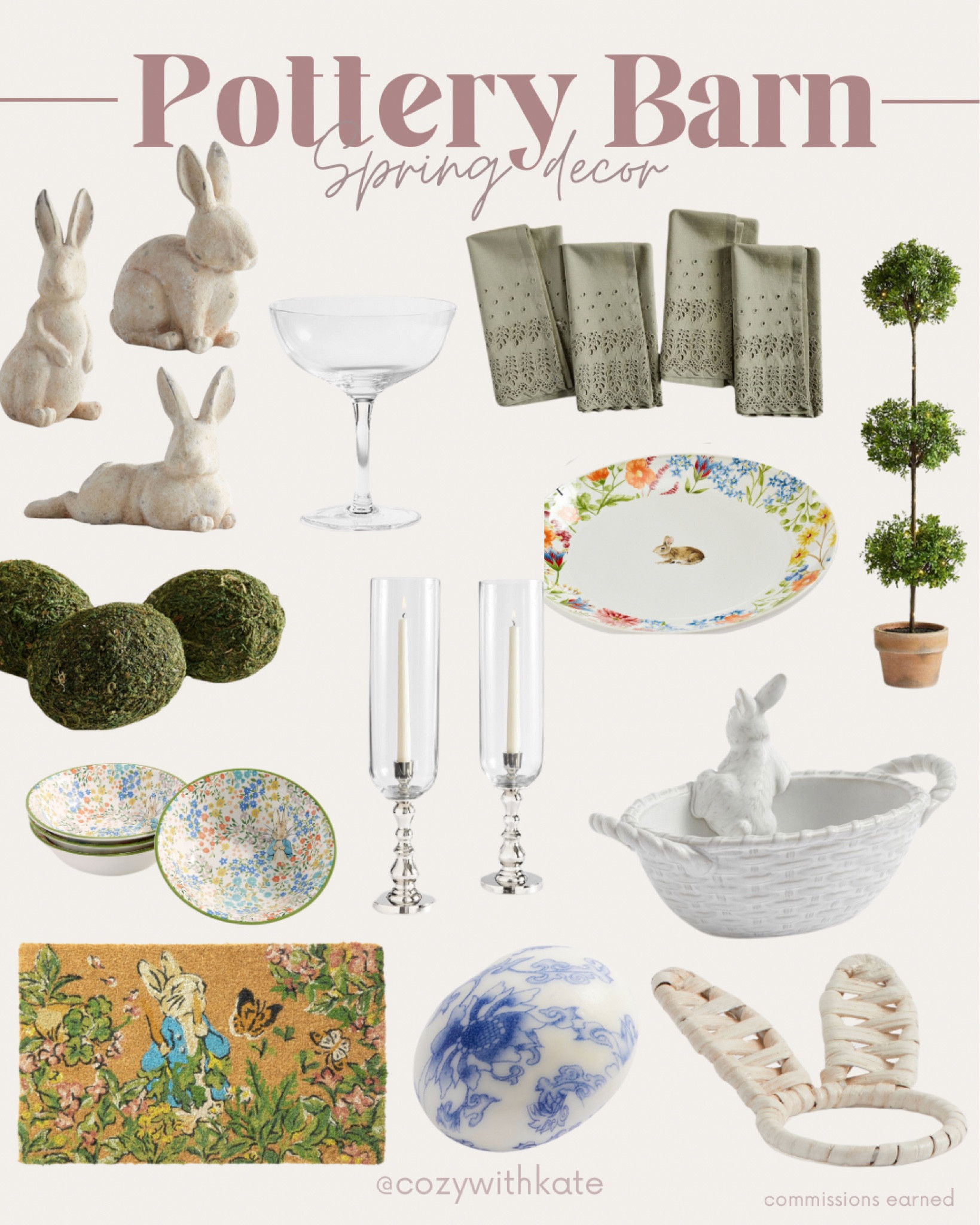 Pottery Barn Easter & Spring decor! 

#LTKfindsunder100 #LTKhome #LTKSpringSale