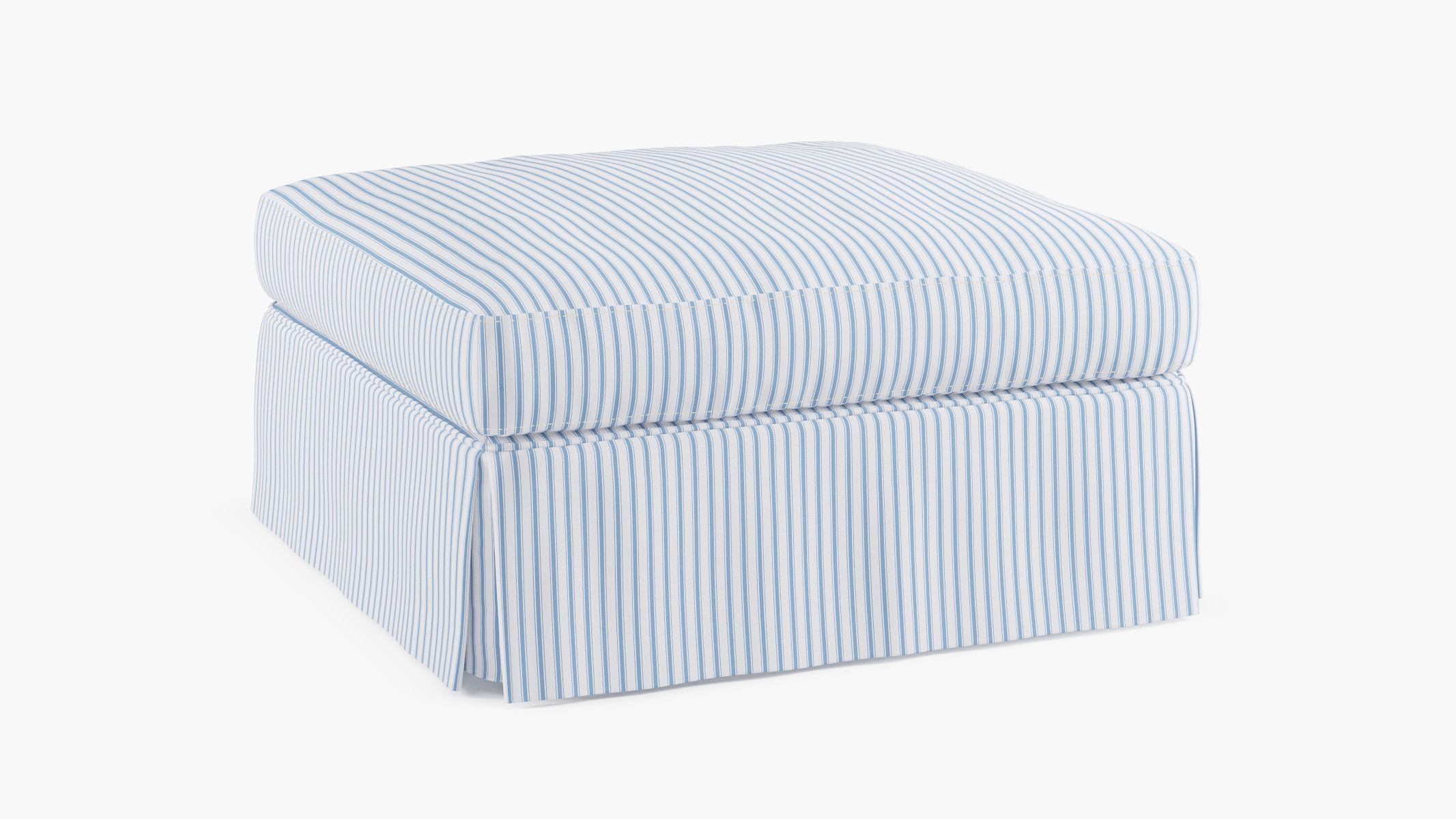 Skirted Cocktail Ottoman | The Inside