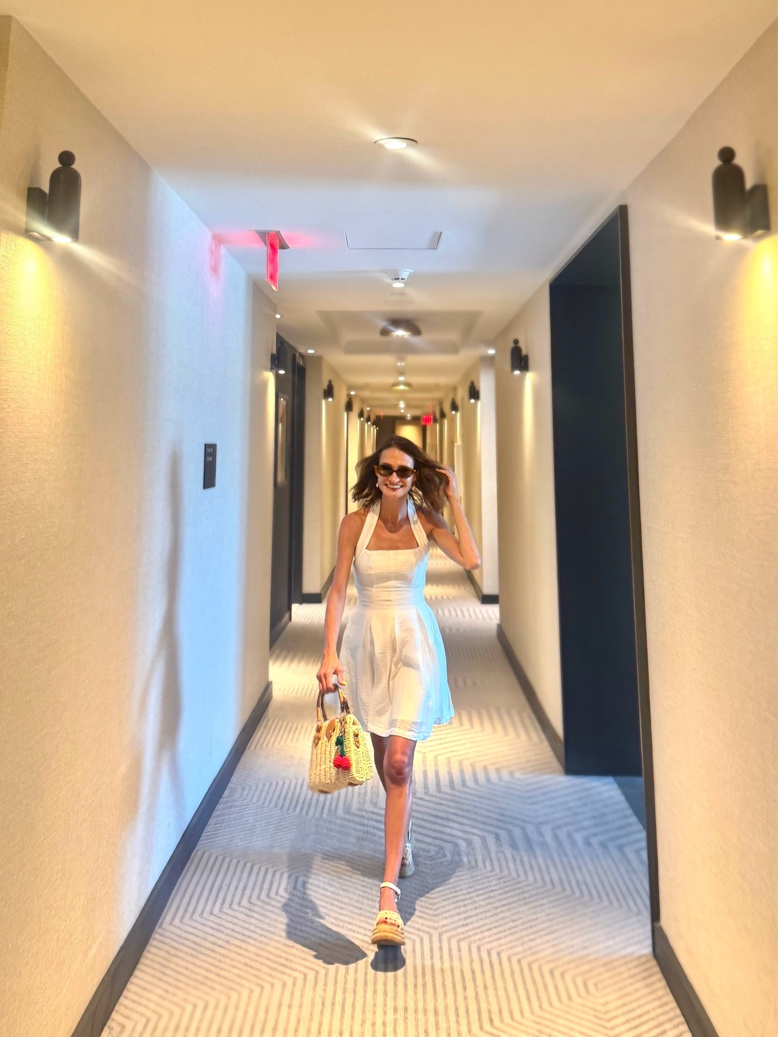 Hello summer☀️ I ordered this halter white mini dress in a size XS and it is perfect for summer mixers! Shop it now. #nordstrom

#LTKootd #LTKdayinmylife #LTKTravel