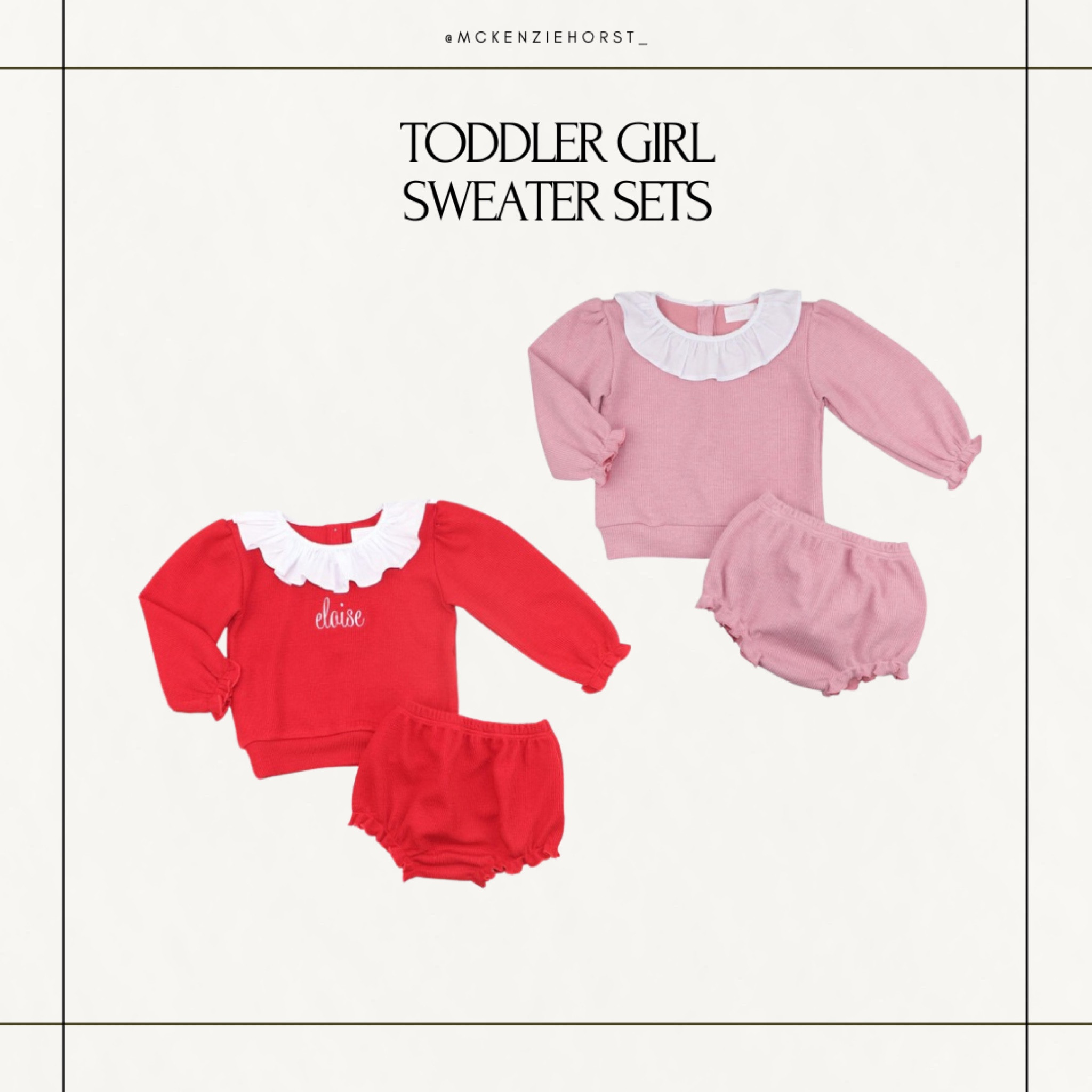 Toddler girl sweater diaper set
Cecil and Lou outfit 

#LTKFindsUnder50 #LTKBaby #LTKKids