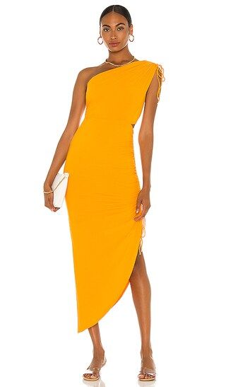Cindy Dress in Marigold | Revolve Clothing (Global)