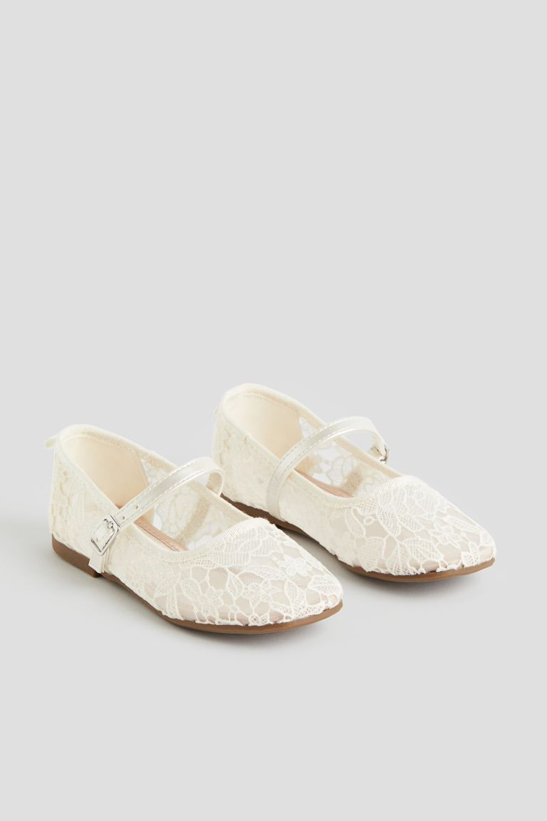 Ballet Flats - White - Kids | H&M US | H&M (US + CA)