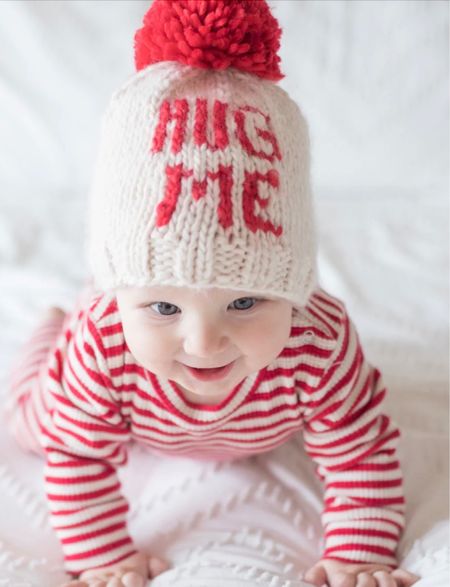 Beanies on babies are pure happiness! These Valentines knit Pom Pom beanies for little ones, come in an assortment of colors as well as Valentines sayings like “be mine”. The perfect valentines gift.

#valentinesbaby #valentinesgifts #babyhats #babyhats #winteroutfits

#LTKunder50 #LTKbaby #LTKSeasonal