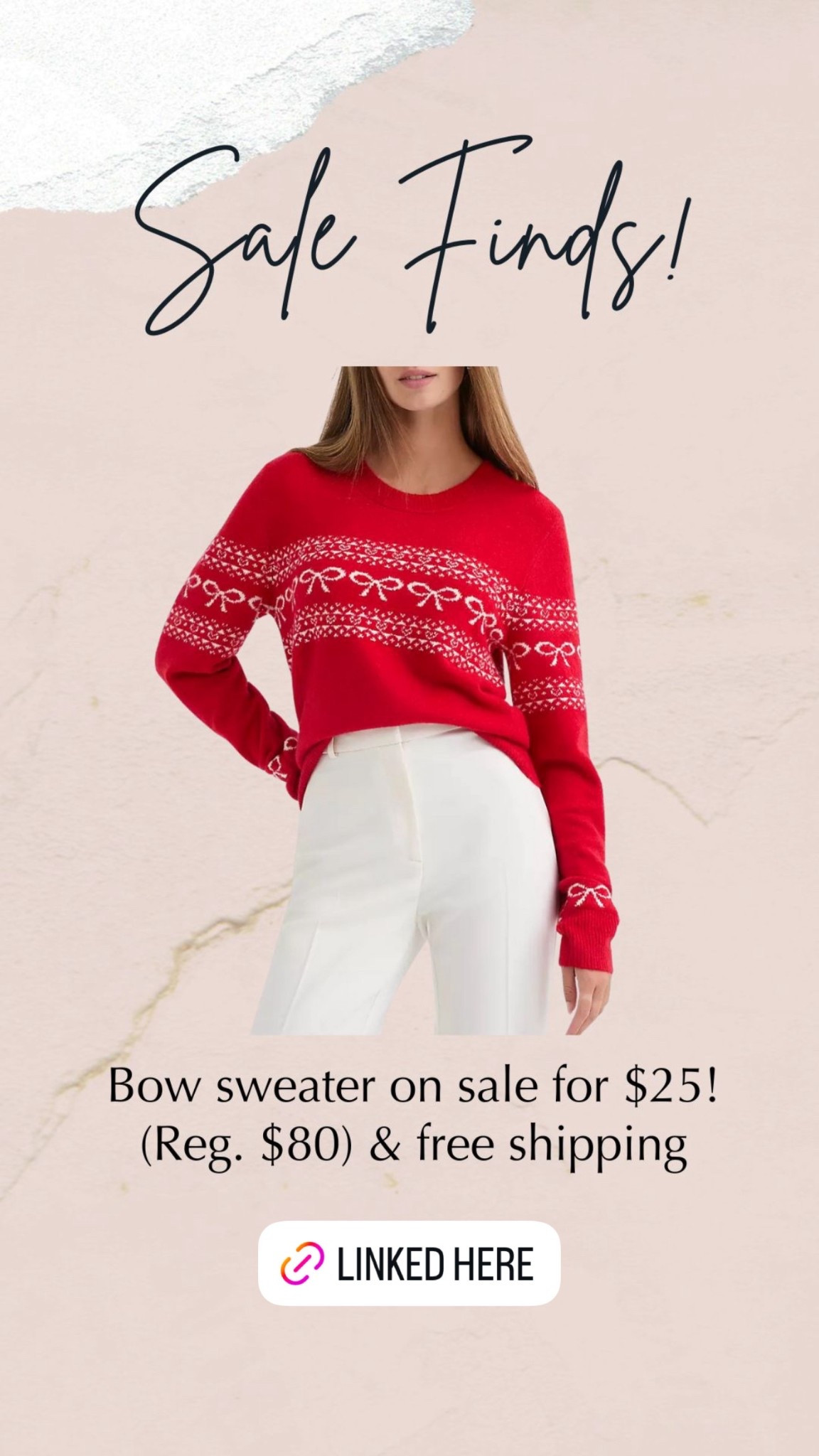 Fair isles sweater, bow sweater, holiday sweater 

#LTKHoliday #LTKSaleAlert #LTKGiftGuide