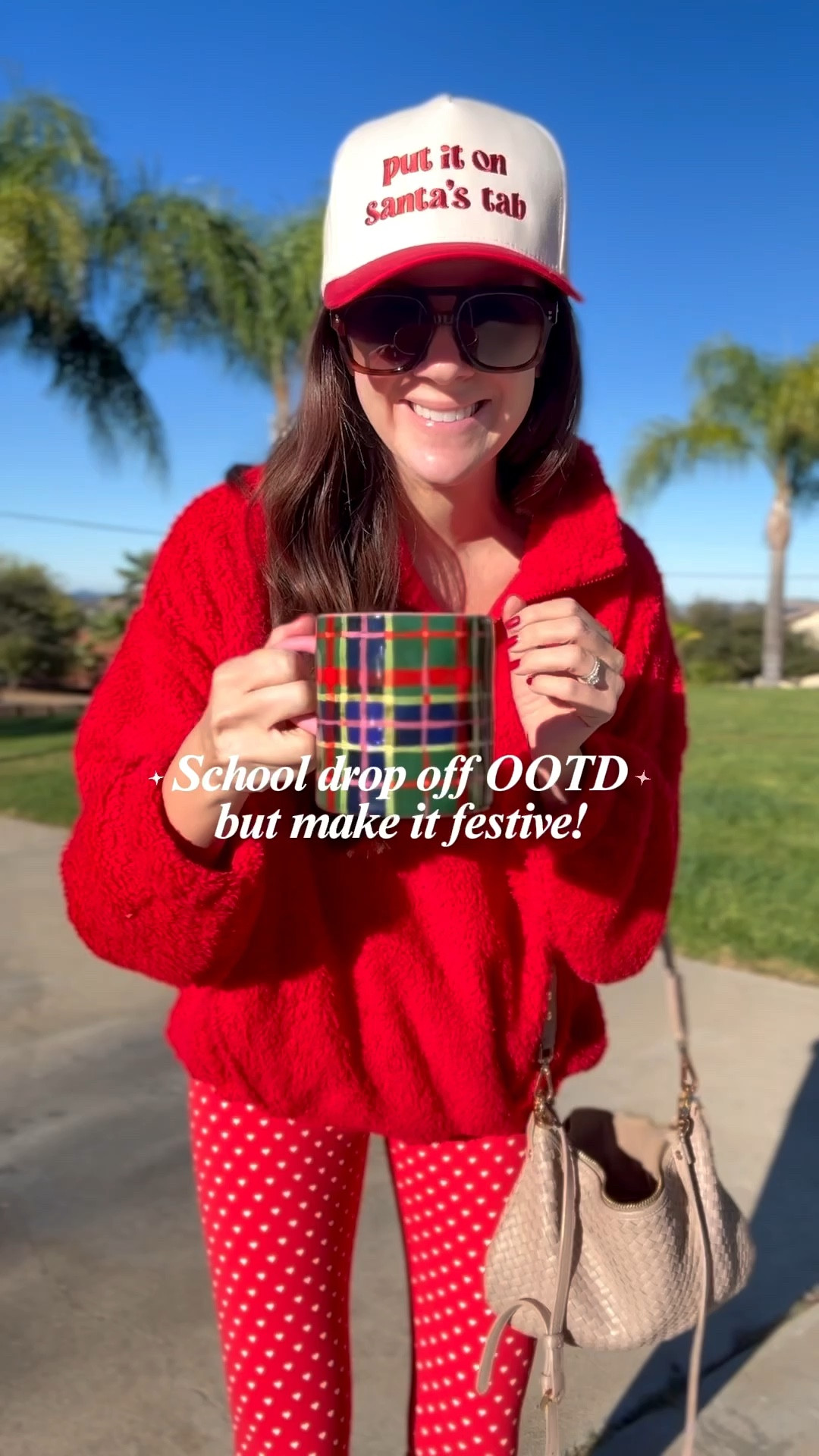 School drop off outfit of the day, but make it festive!! Featuring the Walmart $11 Sherpa quarter zip and the new target heart leggings😍
•large quarter zip
•medium leggings
•Uggs run tts 

#LTKHoliday #LTKGiftGuide #LTKdayinmylife
