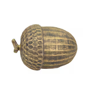 6" Gold Distressed Tabletop Acorn by Ashland® | Michaels Stores
