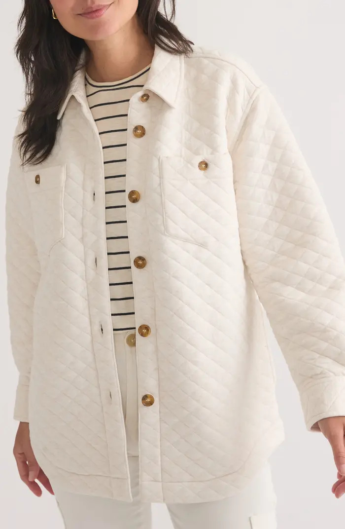 Marine Layer Corbet Quilted Shirt Jacket | Nordstrom | Nordstrom