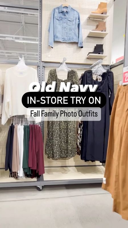 Old Navy in-store try on 
Fall family photo outfits

#LTKfindsunder50 #LTKSeasonal #LTKstyletip