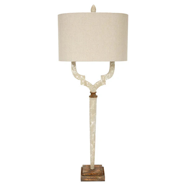 Old World Design Lee French White and Gold Table Lamp | Paynes Gray Inc