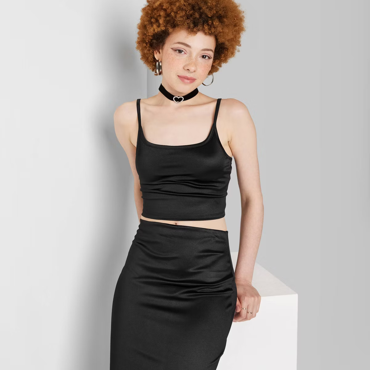 Women's Shine Knit Tiny Tank Top - Wild Fable™ | Target