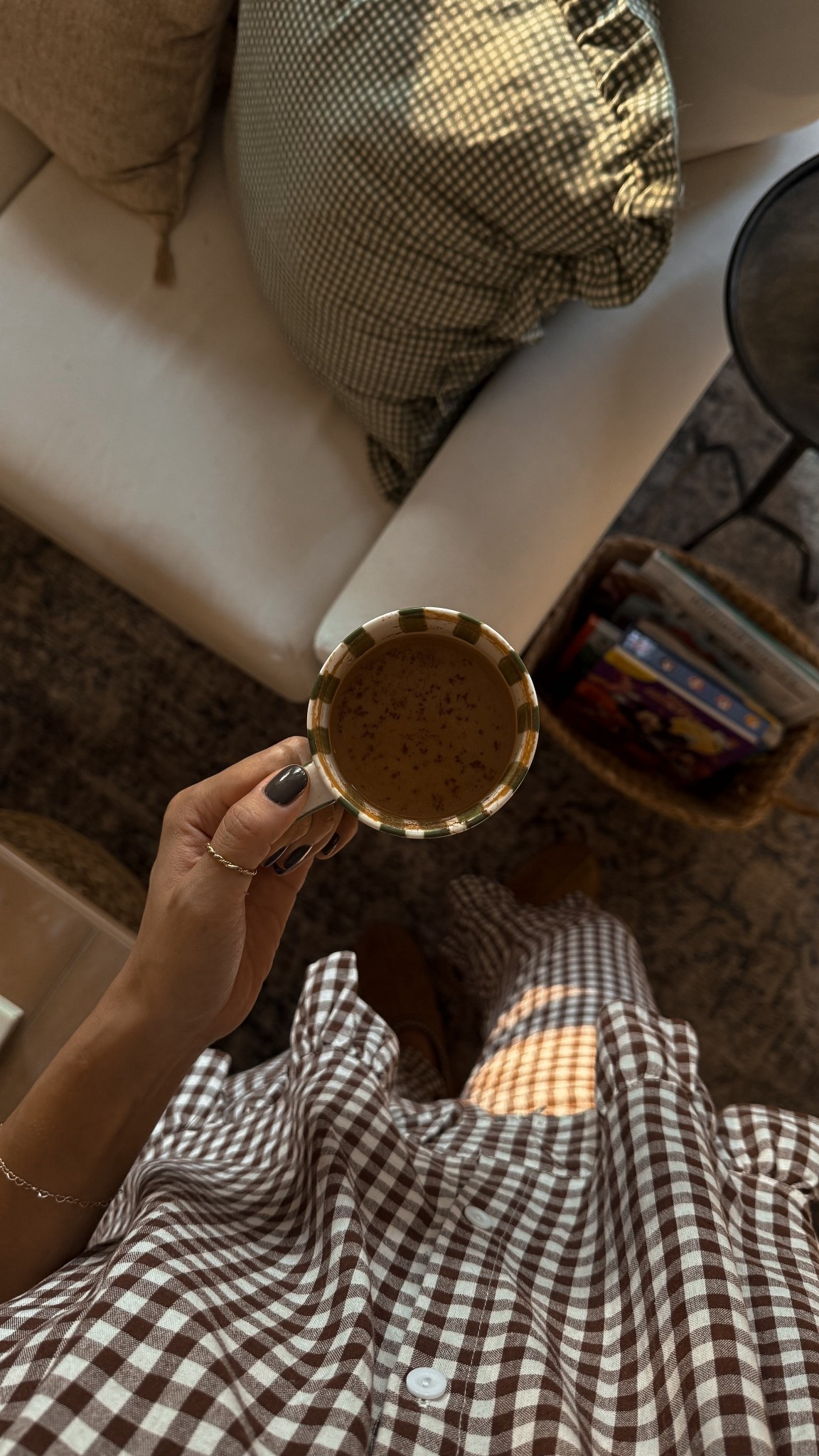 Gingham pillows + pjs! 

#LTKFindsUnder100 #LTKHome #LTKStyleTip