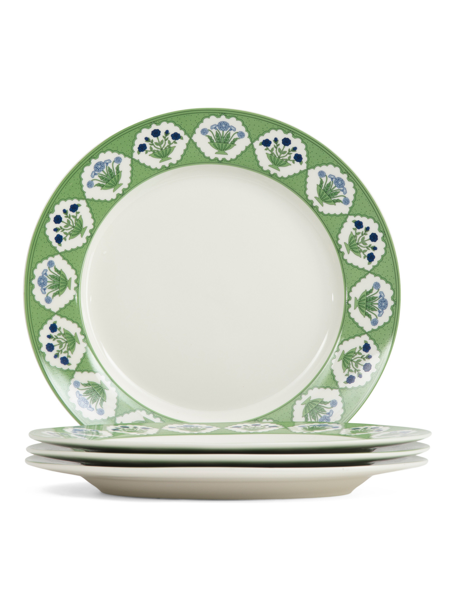 Set Of 4 Block Dinner Plates | TJ Maxx