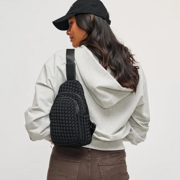 Beyond The Horizon - Woven Neoprene Sling Backpack | Sol and Selene
